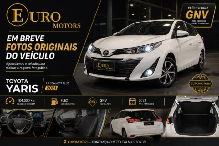 Toyota Yaris XL Plus Con. 1.5 Flex 16V 5P AUT 2021
