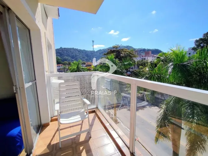 Apartamento mobiliado, 2 dormitórios, Enseada, Guarujá
