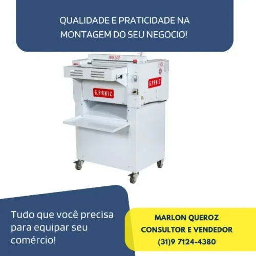 Modeladora de Padaria 50CM G.Paniz 220v