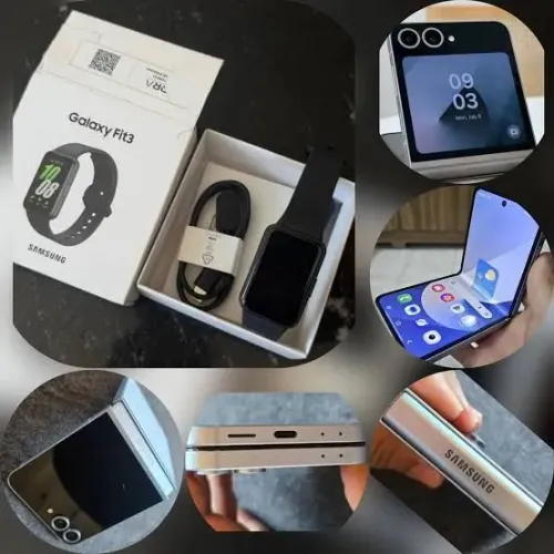 Kit Samsung ZFlip 6 + Smartwatch Fit 3
