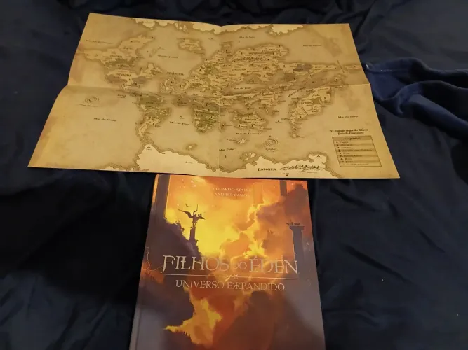 Filhos de Éden universo expandido + mapa de antes do dilúvio 