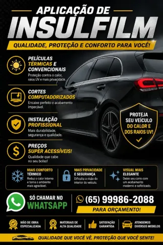 Aplicação de insufilm