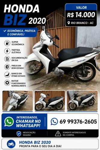 Moto Biz 14.000,00