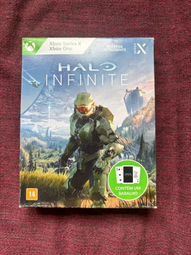 Halo infinite Xbox versão limitada com baralho esclusivo