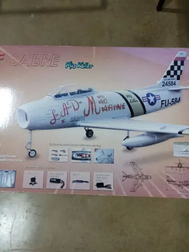 Aeromodelo Jato F-86F Sabre Mig Killer - Novo Na Caixa (Kit EDF)