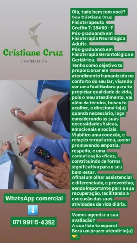 Atendimento Domiciliar Fisioterapêutico Humanizado Individualizado e Especializado.