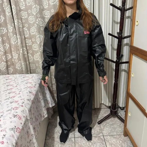 Capa de Chuva Feminina para Moto - Jaqueta e Calça 