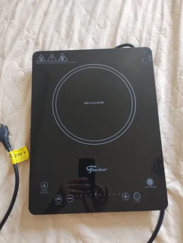 Cooktop de indução 1 boca Fischer . Funcionando pefeitamente. 220v. 