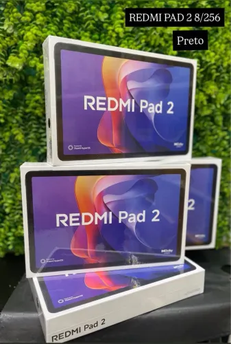 Redmi Pad 2 8/256GB Preto Lacrado na Caixa Novo