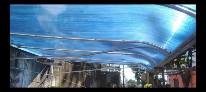 Toldo 3mx6m Alumínio e Policarbonato
