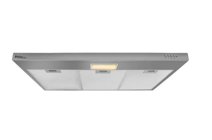 DEPURADOR E EXAUSTOR PHILCO PDR9OI SLIM 90 CM INOX NOVO 127 V (NA CAIXA)