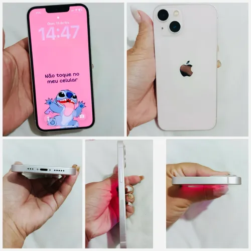iPhone 13 256gb rosa claro R$:2.400