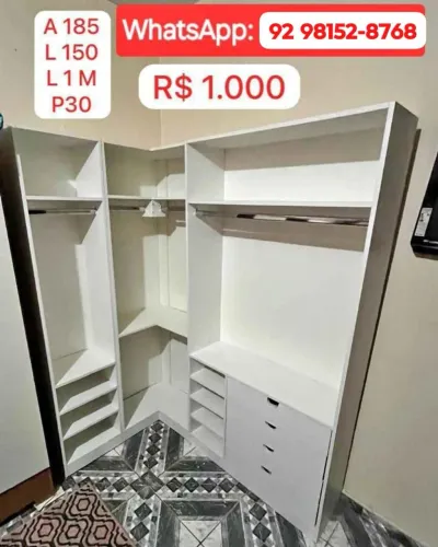 Closet modelos com preços imperdíveis 