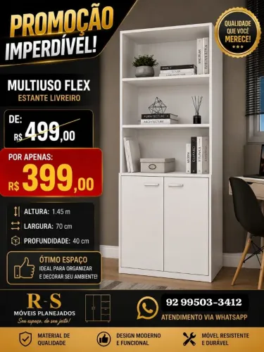 Promoção estante multiuso