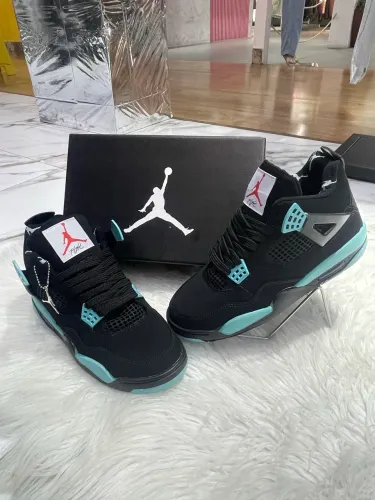 Jorda 4 Preto/Verde água