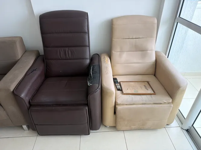 Poltronas do vovô usadas 