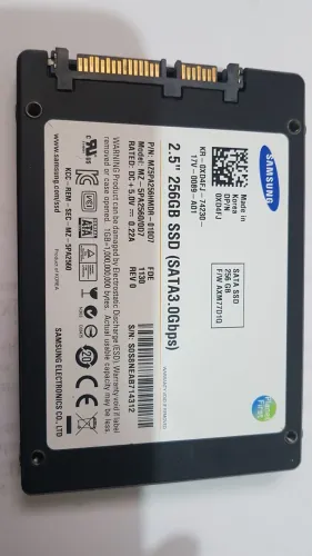 SDD Ssmsung 256gb