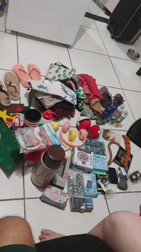 Itens variados para troca