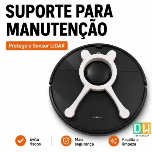 Suporte Manutenção Robô Aspirador Xiaomi Roborock Proteção Sensor LiDAR