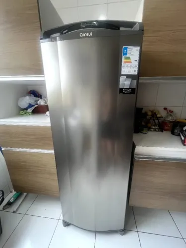 Geladeira Consul Frost Free 342L Inox 220V - Desconto para retirada em Nov