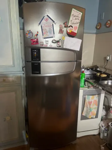 Geladeira cônsul duplex inox