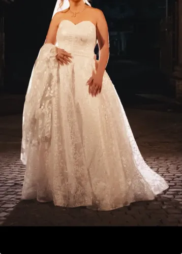 Vestido de Noiva Novo - Mandei fazer - Usado 1x - TAM M/40 (2 em 1)