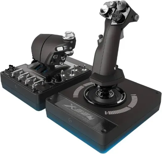 X56 Logitech - Joystick Manche e Manete de voo