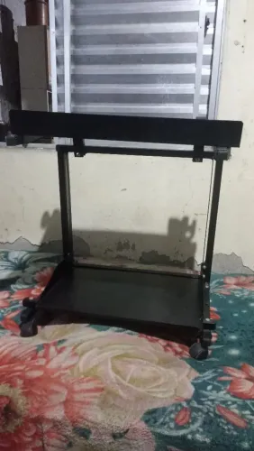 Rack para mesa de som e potência 