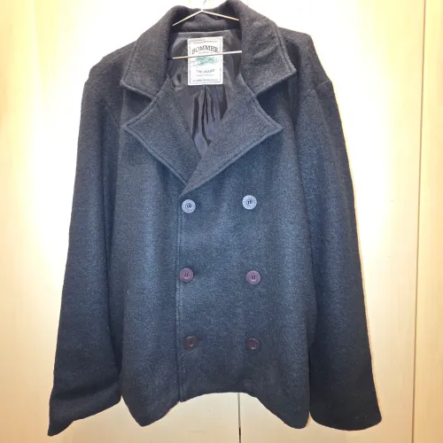 CASACO MASCULINO em Lã batida - - Peacoat/Caban