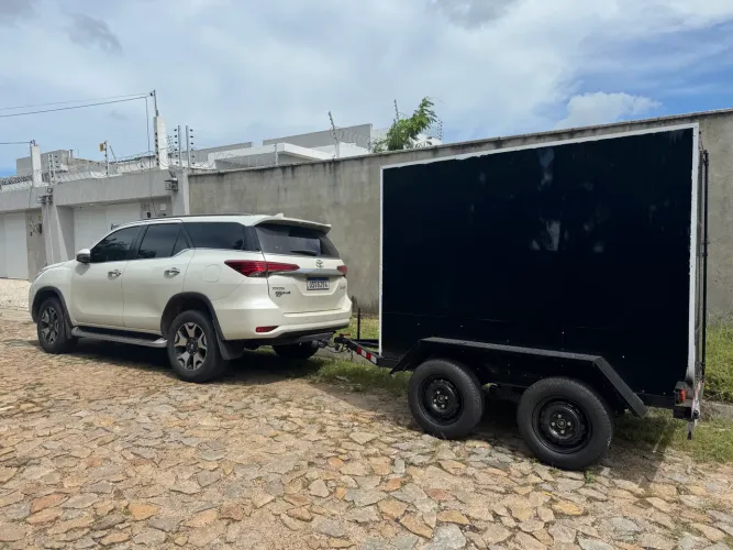 Reboque 2 eixos no ACM semi zero!