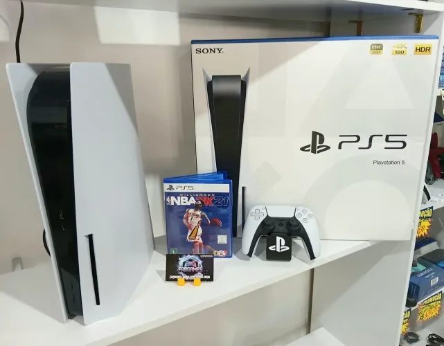 Playstation 5 FAT 825GB. Garantia 3 meses aqui na LOJA FABGAMES