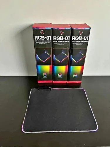 Mouse Pad Gamer 25cm x 30cm Led Rgb a Pronta Entrega