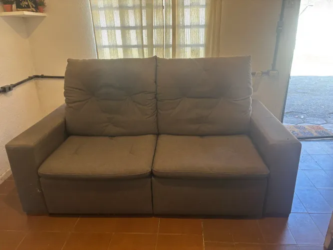 Sofá 2 lugares e sofá de 1 lugar retrátil Premium