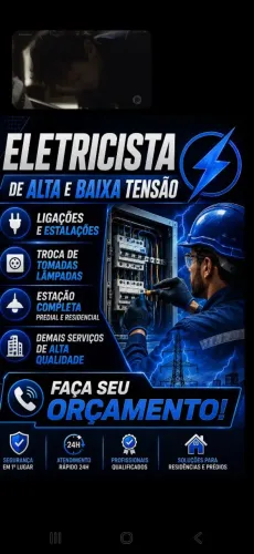 Eletricista Profissional Disponível