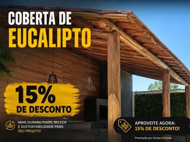 Cobertas de eucalipto 100% tratado 