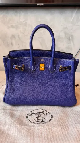 Hermes Birkin 25 Azul Royal