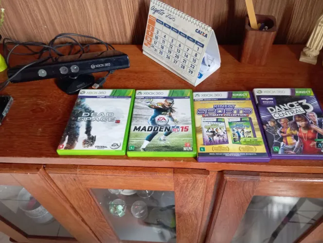 Kinect Xbox 360 mais 4 jogos