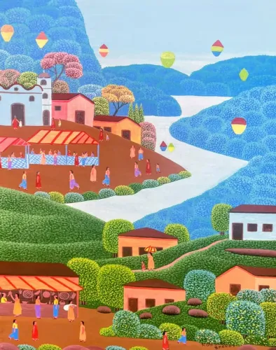 Robson barros tema festa junina medida 40x50