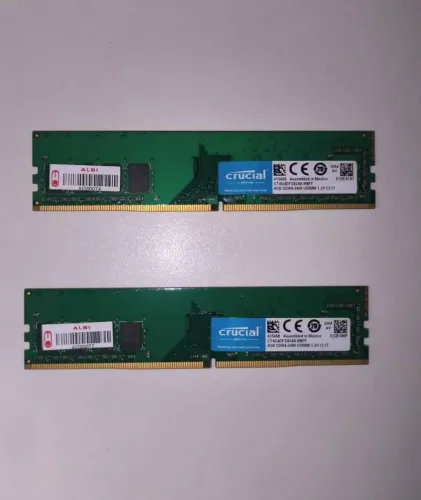 Memória RAM Crucial 8gb (2x4gb)
