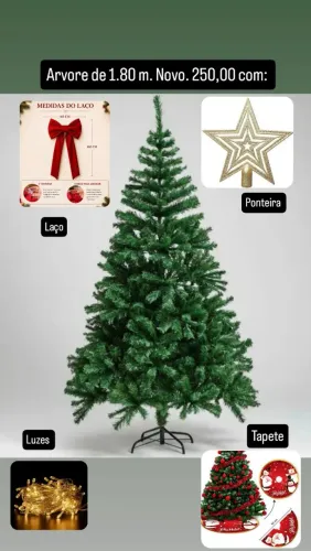 Arvore natal com decoracao