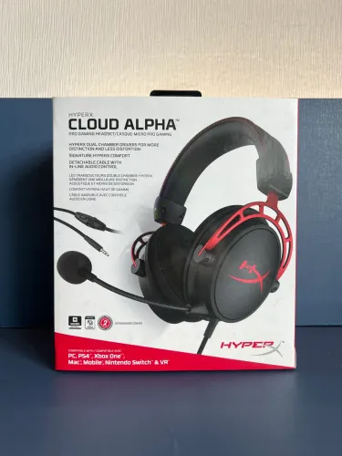 HyperX Cloud Alpha - Headset Gamer Original (Novo na Caixa)