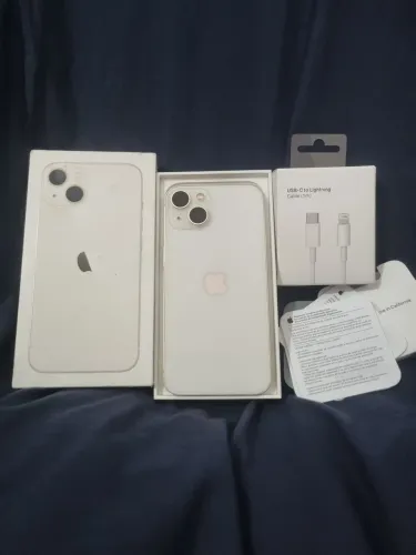 iPhone 13 128 GB na caixa com acessórios bateria 91%