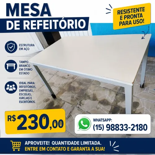 Mesa de Refeitório