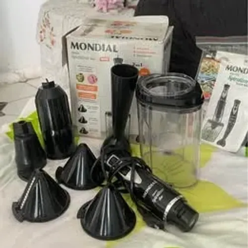 Mixer/Cortador 2 em 1 Mondial SEMINOVO (Completo)