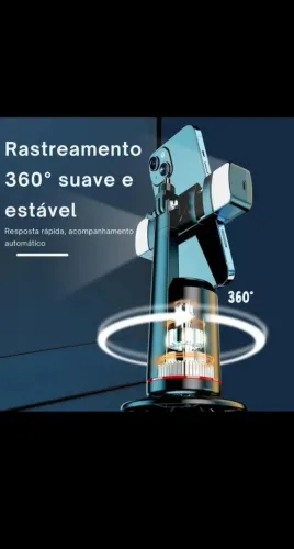 Gimbal Suporte Celular 360 Reconhecimento Facial Apoio Gesto