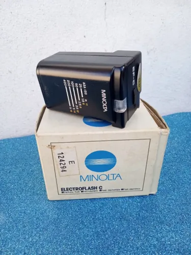 Flash para Camera Fotografica Antiga Minolta Electroflash