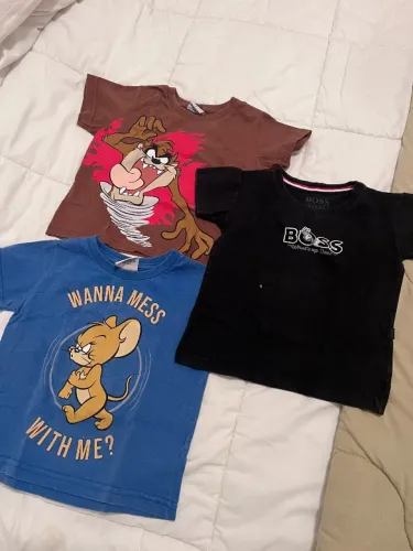 Camisetinhas menino 1 ano