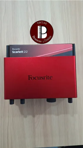 Interface Focusrite Scarlett 2i2 4ª Geração - Na Caixa - Aceito Troca - Divido em até 12x