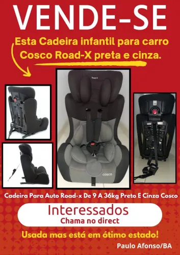 Cadeirinha infantil carro