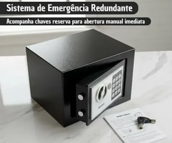 Cofre sistema de emergência redundante 